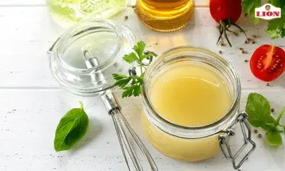 Honey lemon dressing recipe with Lion kashmir honey