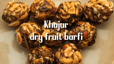 Khajur Dry Fruit Barfi with Lion Delicacy Dates