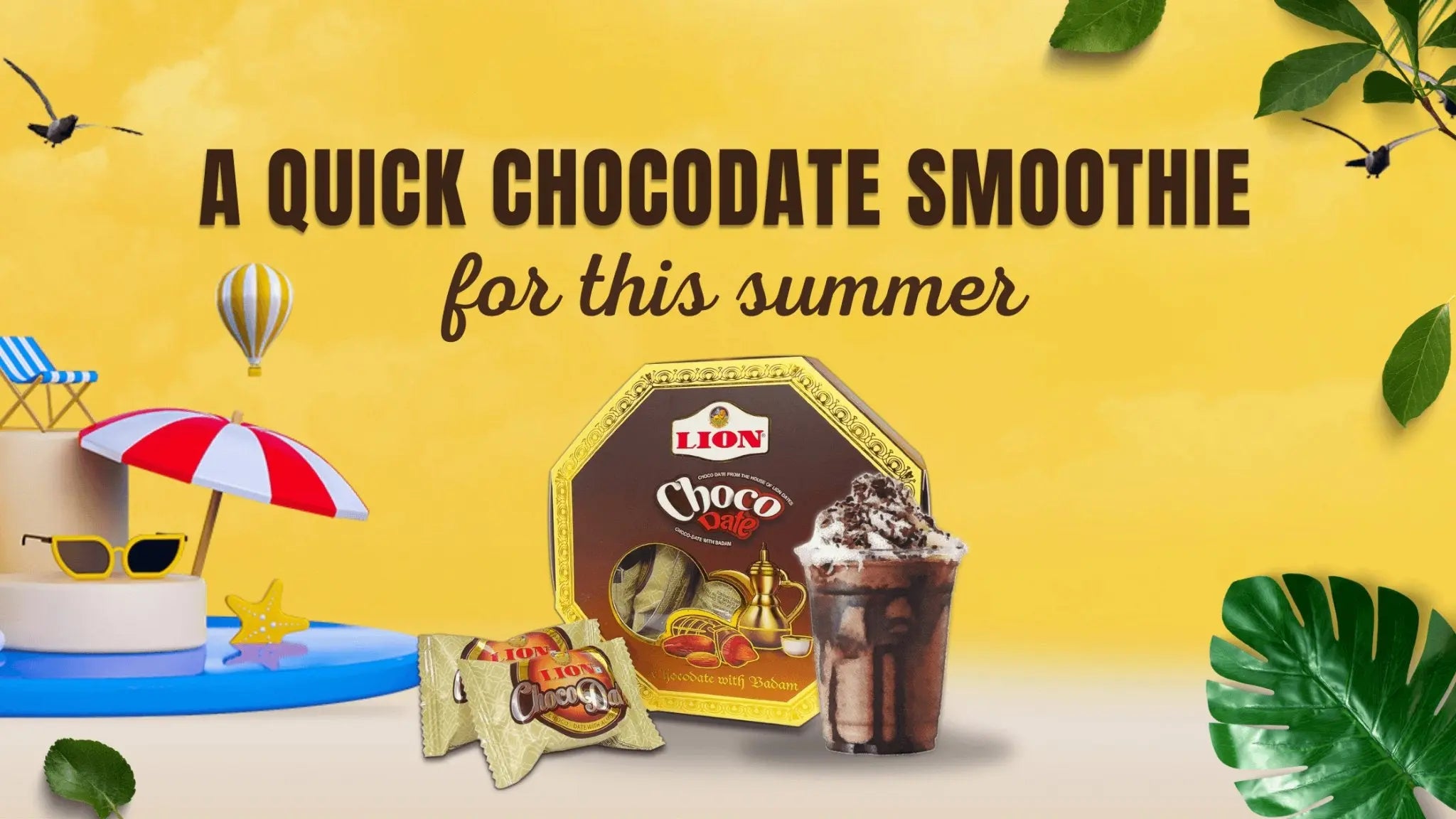 A quick chocodate smoothie for this summer