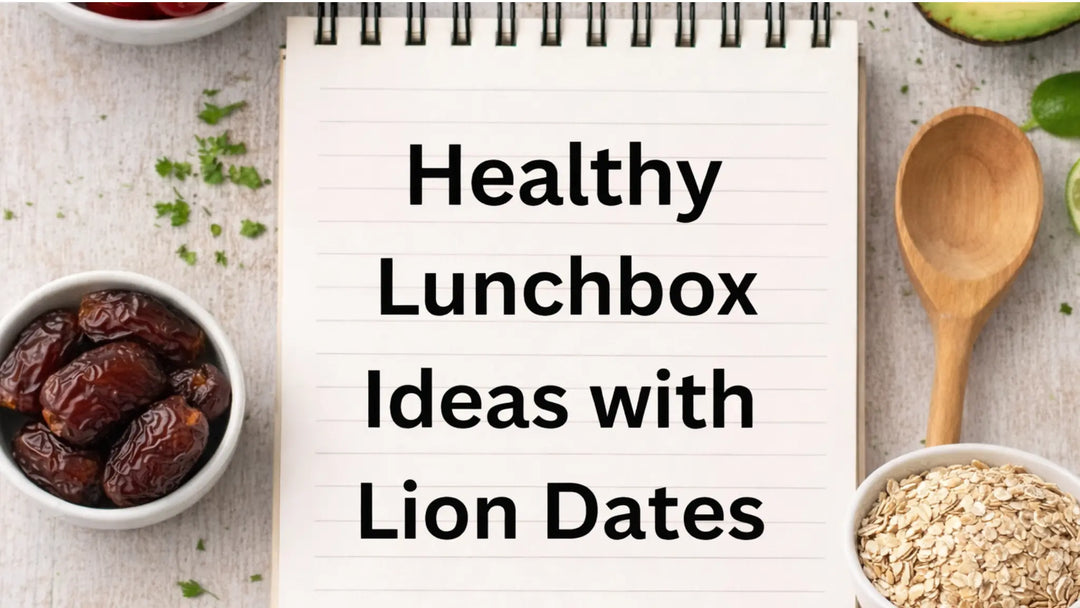 Healthy Lunchbox Ideas with Lion Dates