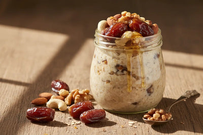 Date & Nut Overnight Oats – Prep-Ahead Healthy Breakfast