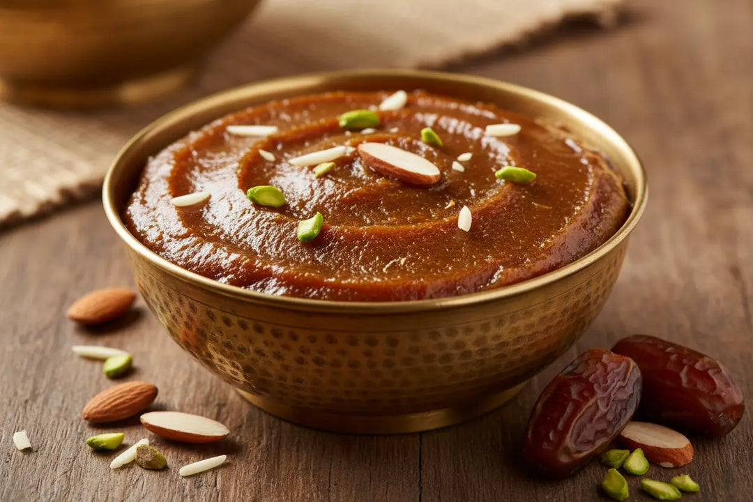 Dates Halwa – Rich Indian Dessert with No Added Sugar