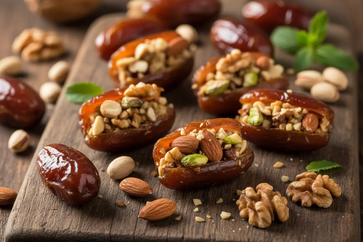 Dates Nut Bites Recipe – Stuffed Dates with Nuts at Home | Lion Dates