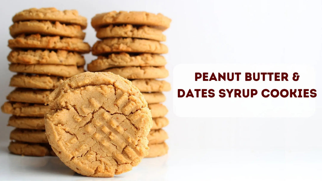 Peanut butter & Dates Syrup Cookies