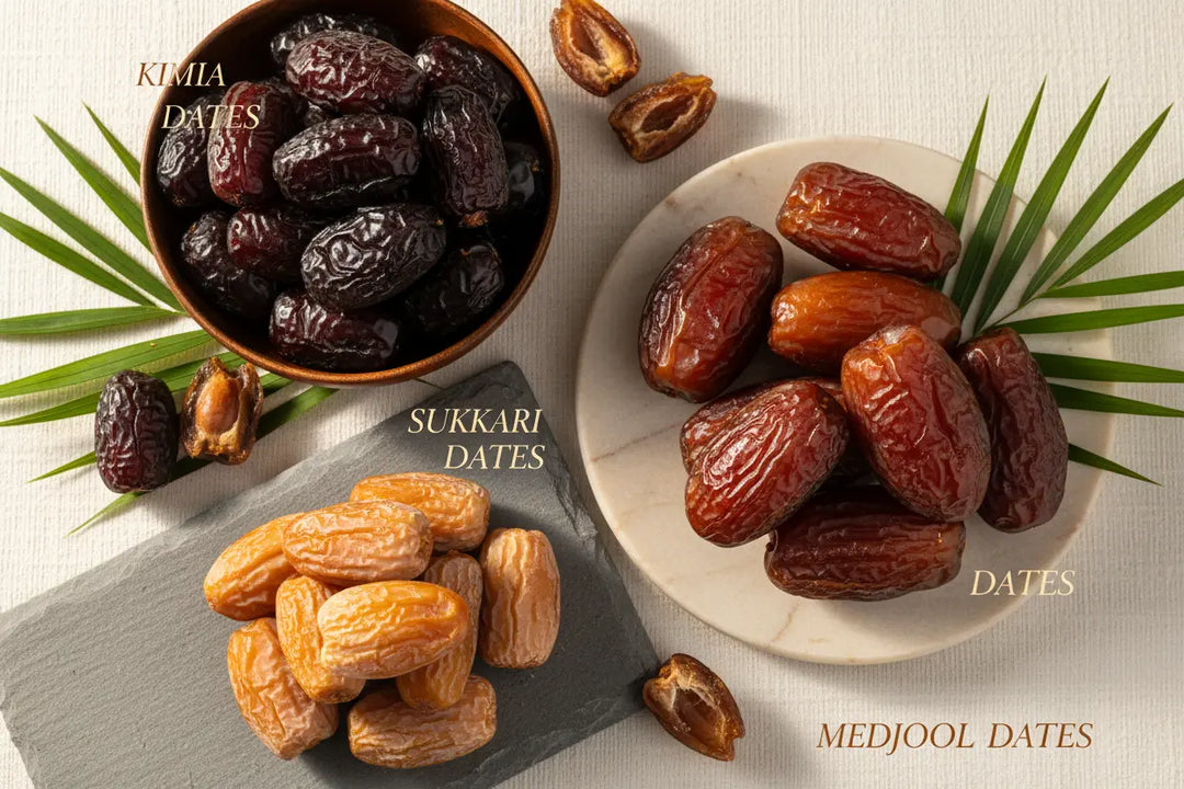 The Complete Guide to Date Varieties: Kimia, Sukkari, Medjool & More