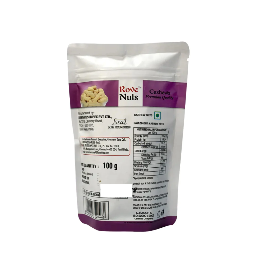 Rove Nuts Cashews