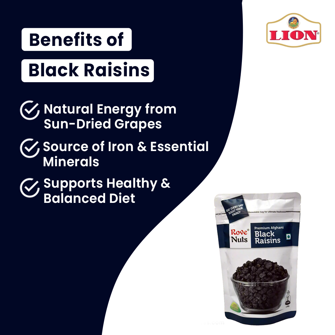 Rove Nuts Black Raisins