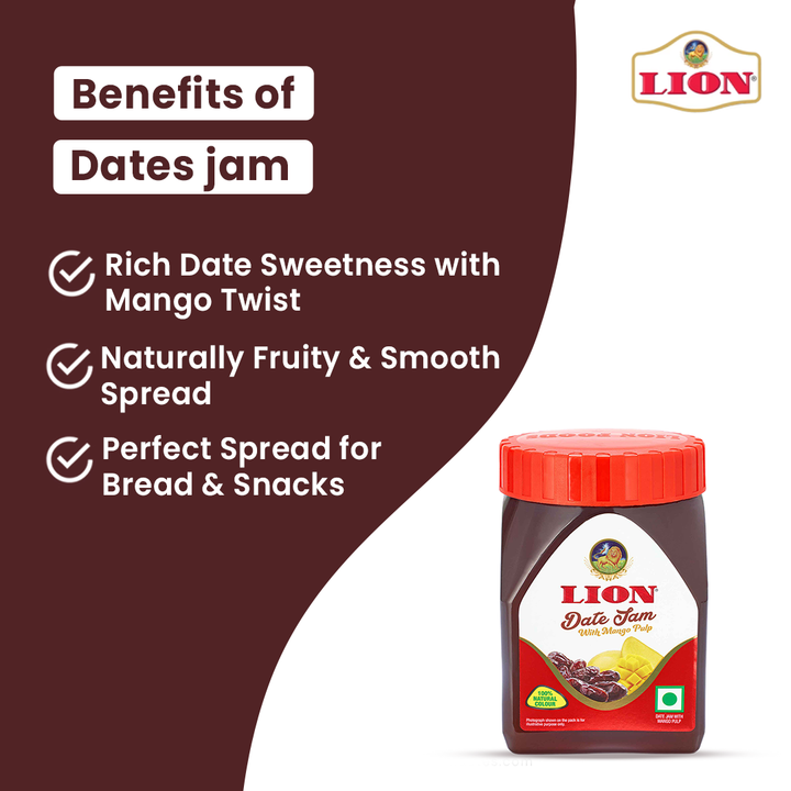 Lion Dates Jam with Mango Pulp