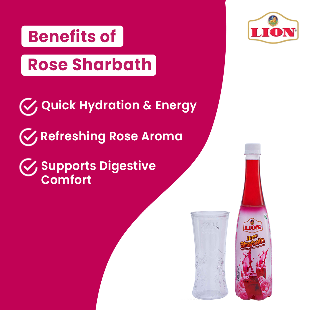 Lion Rose Sharbath 700ml