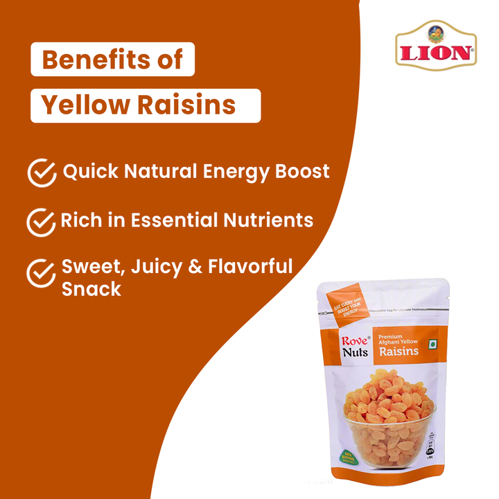 Rove Nuts Yellow Raisins