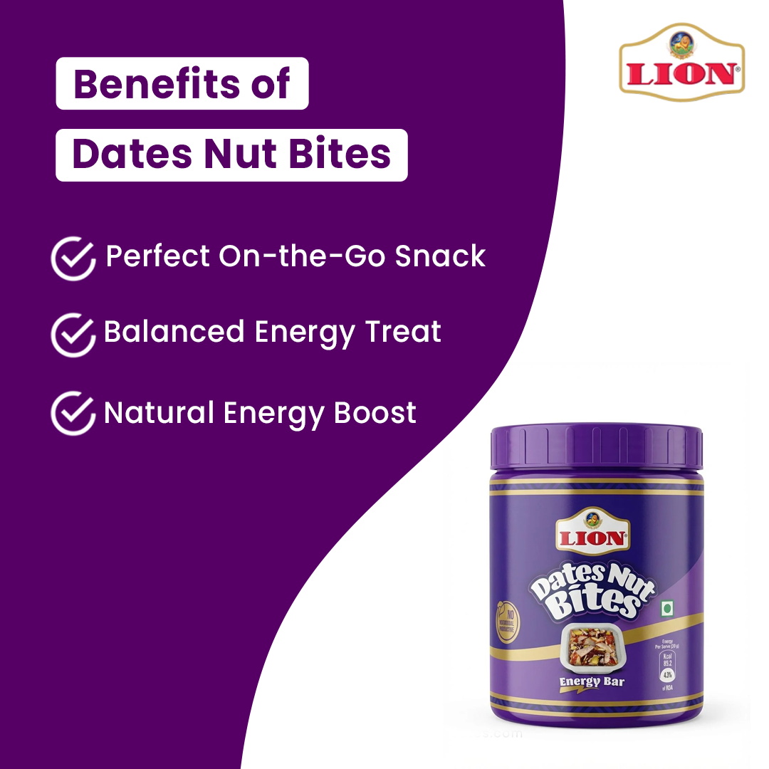 Lion Dates Nut Bites | Energy Bar