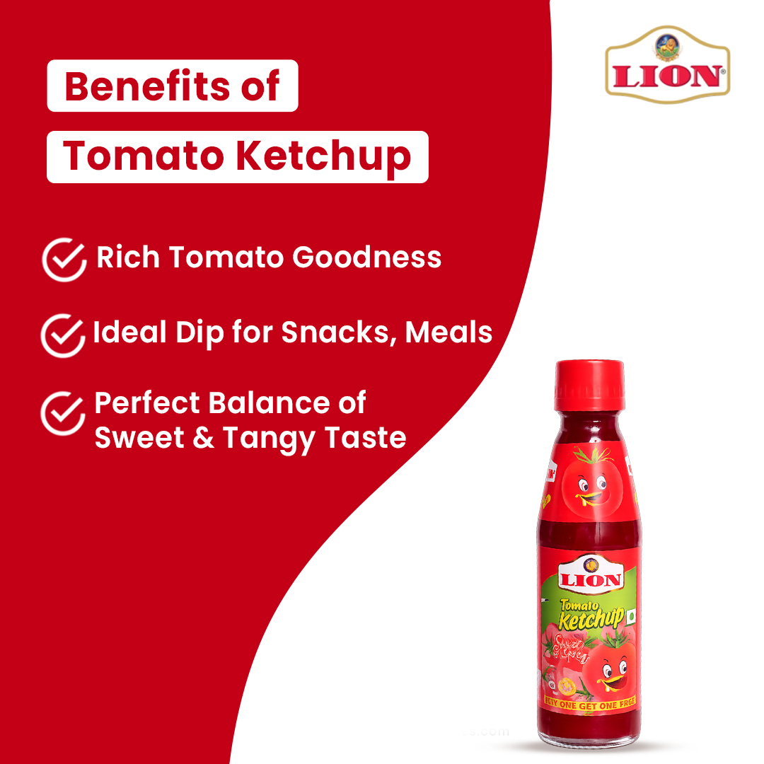 Lion Tomato Ketchup 1+1 ( 220gms)