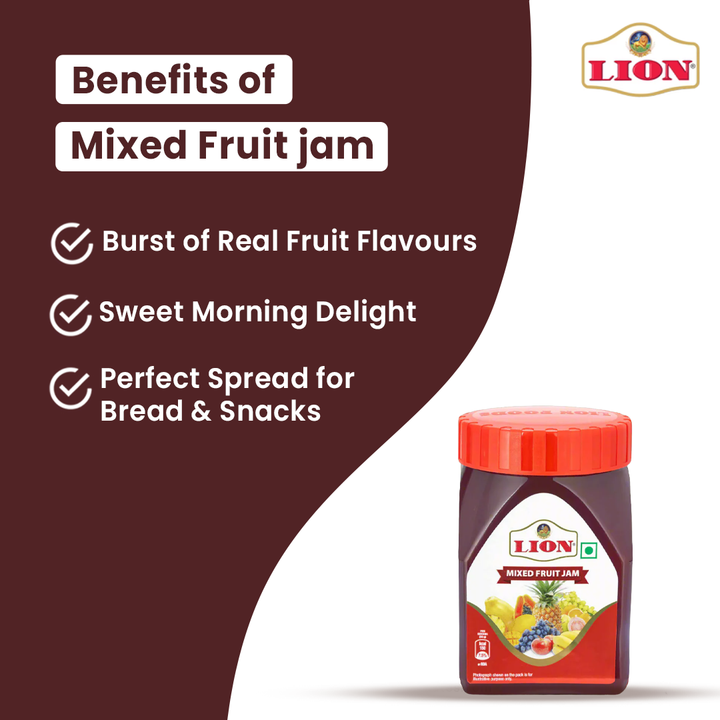 Buy Lion Mixed Fruit Jam