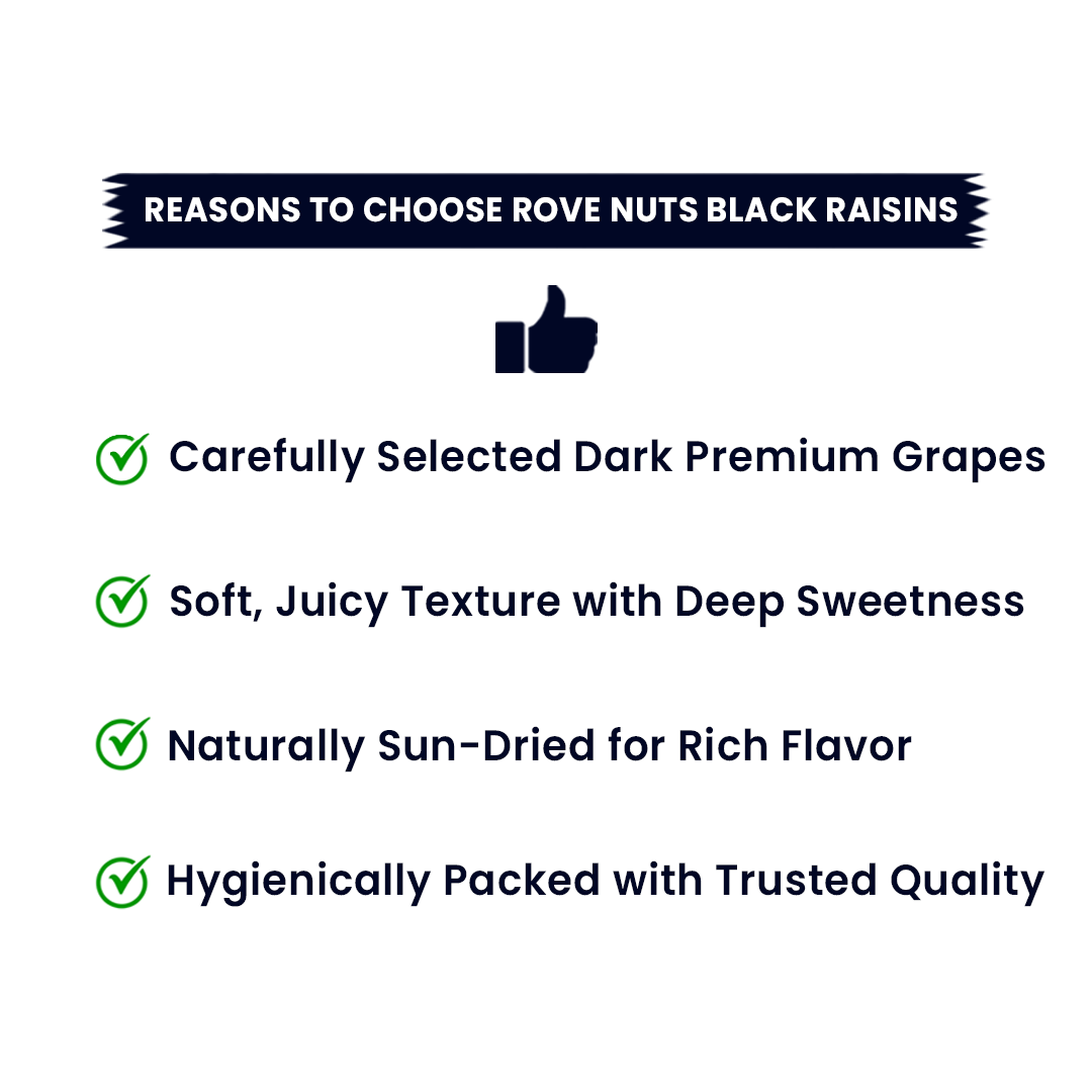 Rove Nuts Black Raisins