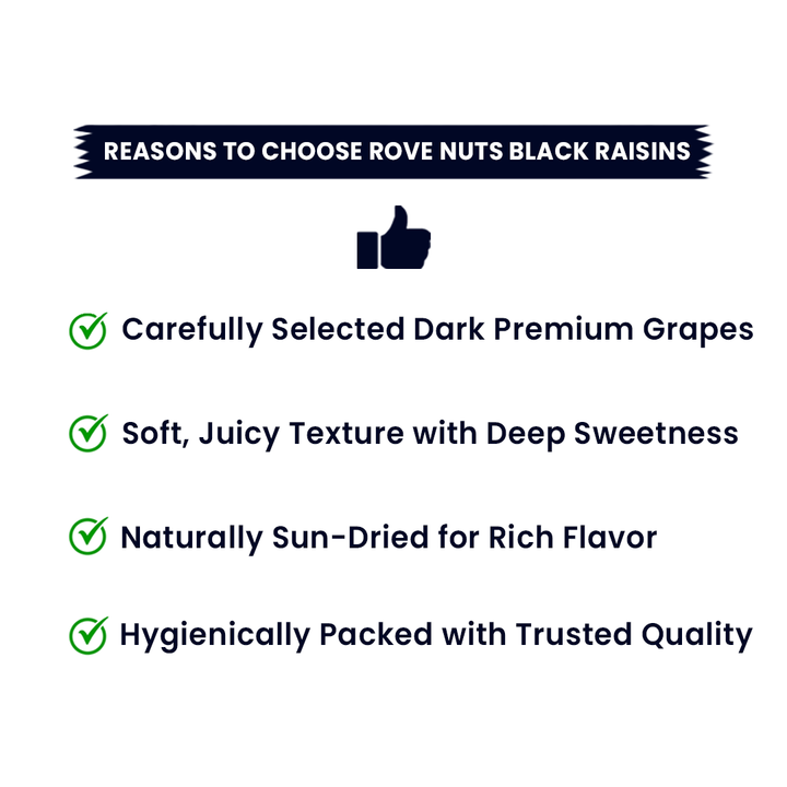 Rove Nuts Black Raisins