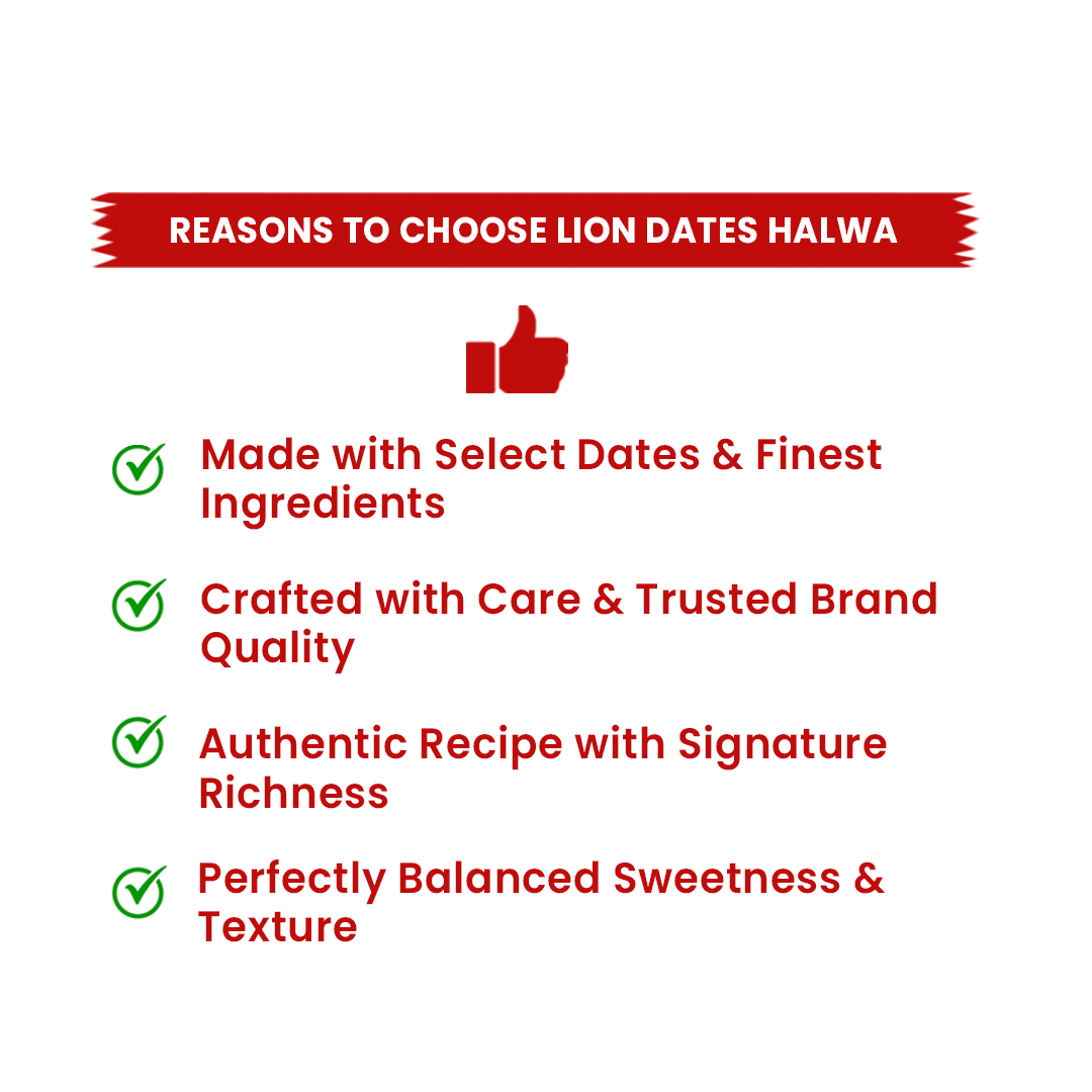 Lion Dates Halwa premium quality