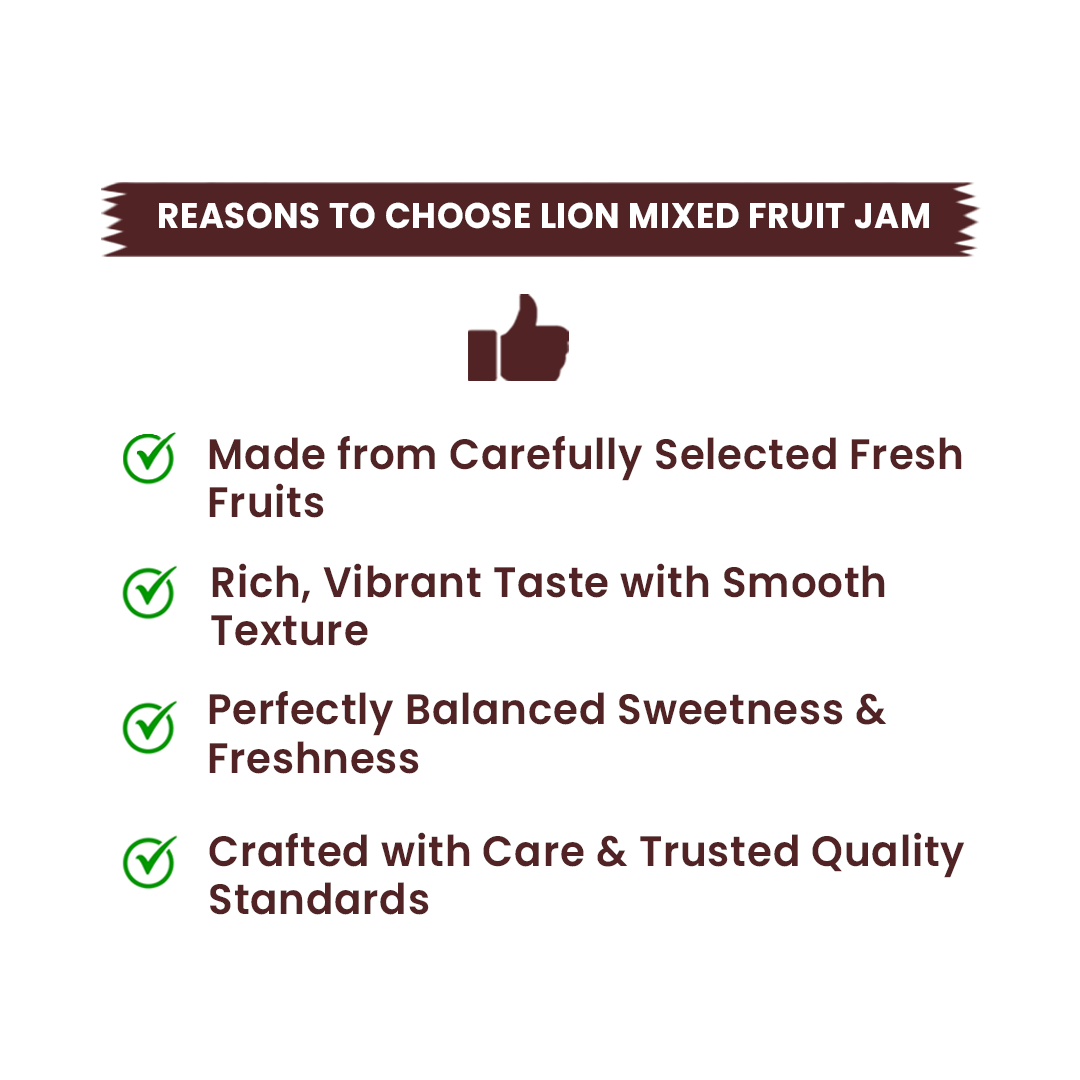 Buy Lion Mixed Fruit Jam