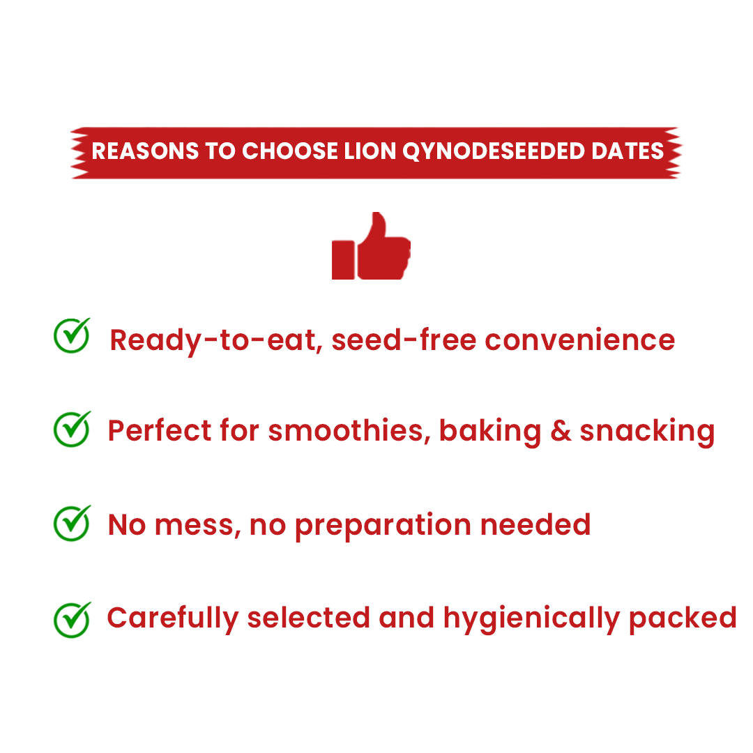 Lion Qyno Deseeded Dates - Lion Dates