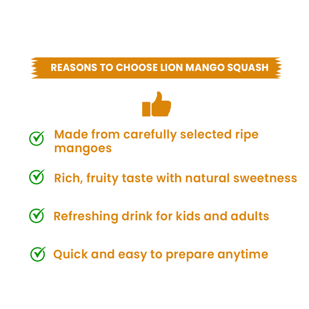 Lion Mango Squash 700ml