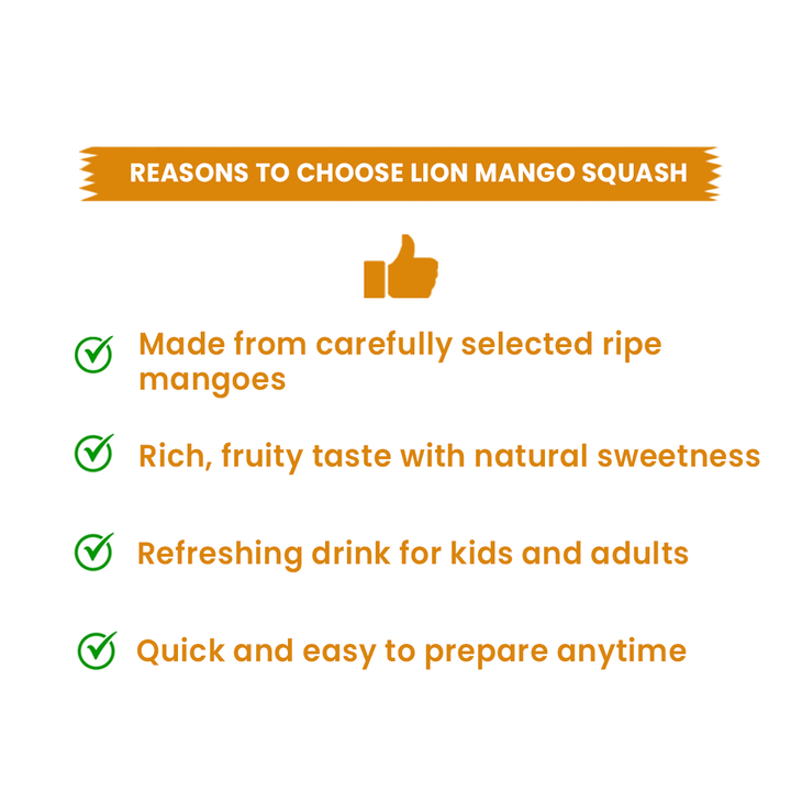 Lion Mango Squash 700ml