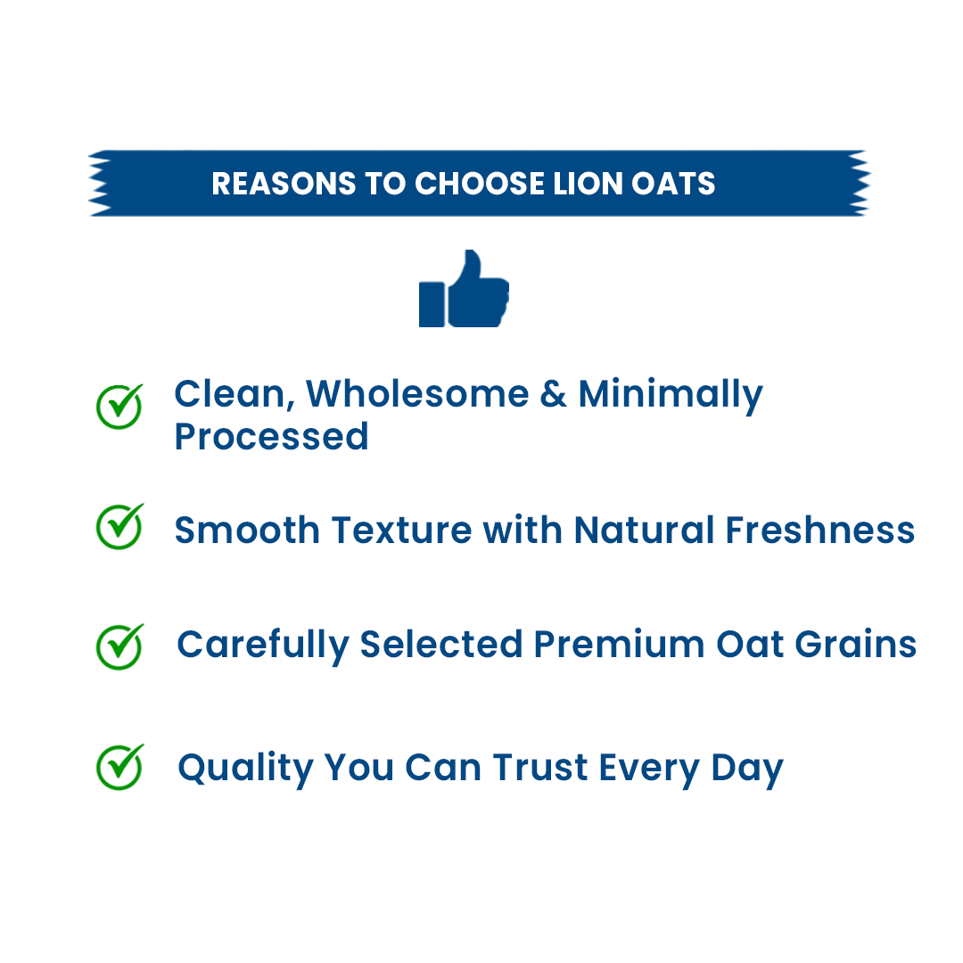 Lion Australian Oats | Oats for weight loss - Lion Dates