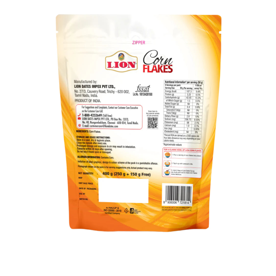 Lion Corn Flakes 400g (250g + 150g free)