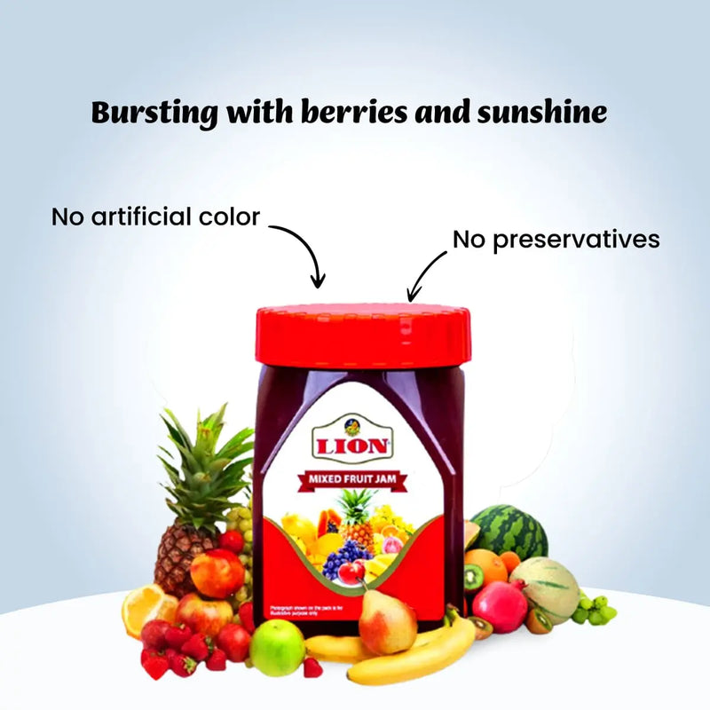 Buy Lion Mixed Fruit Jam | Get Dates Halwa FREE | 100% Natural