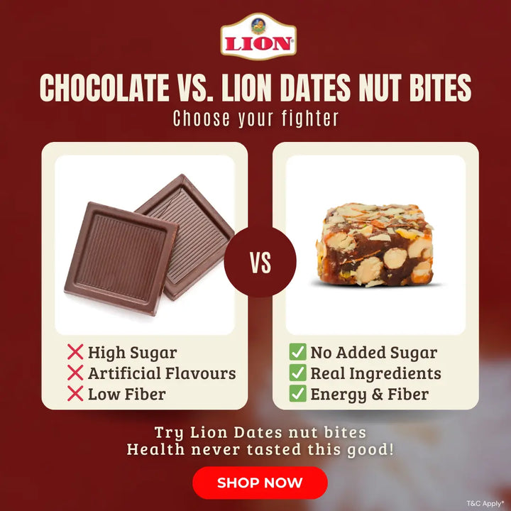 Dates Nut Bites - 48 Pcs - Lion Dates