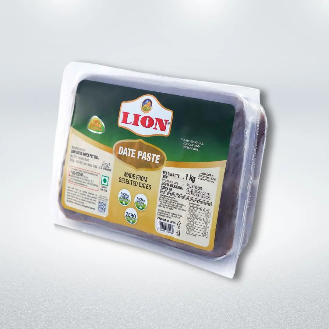 Dates Paste - 1 Kg - Lion Dates