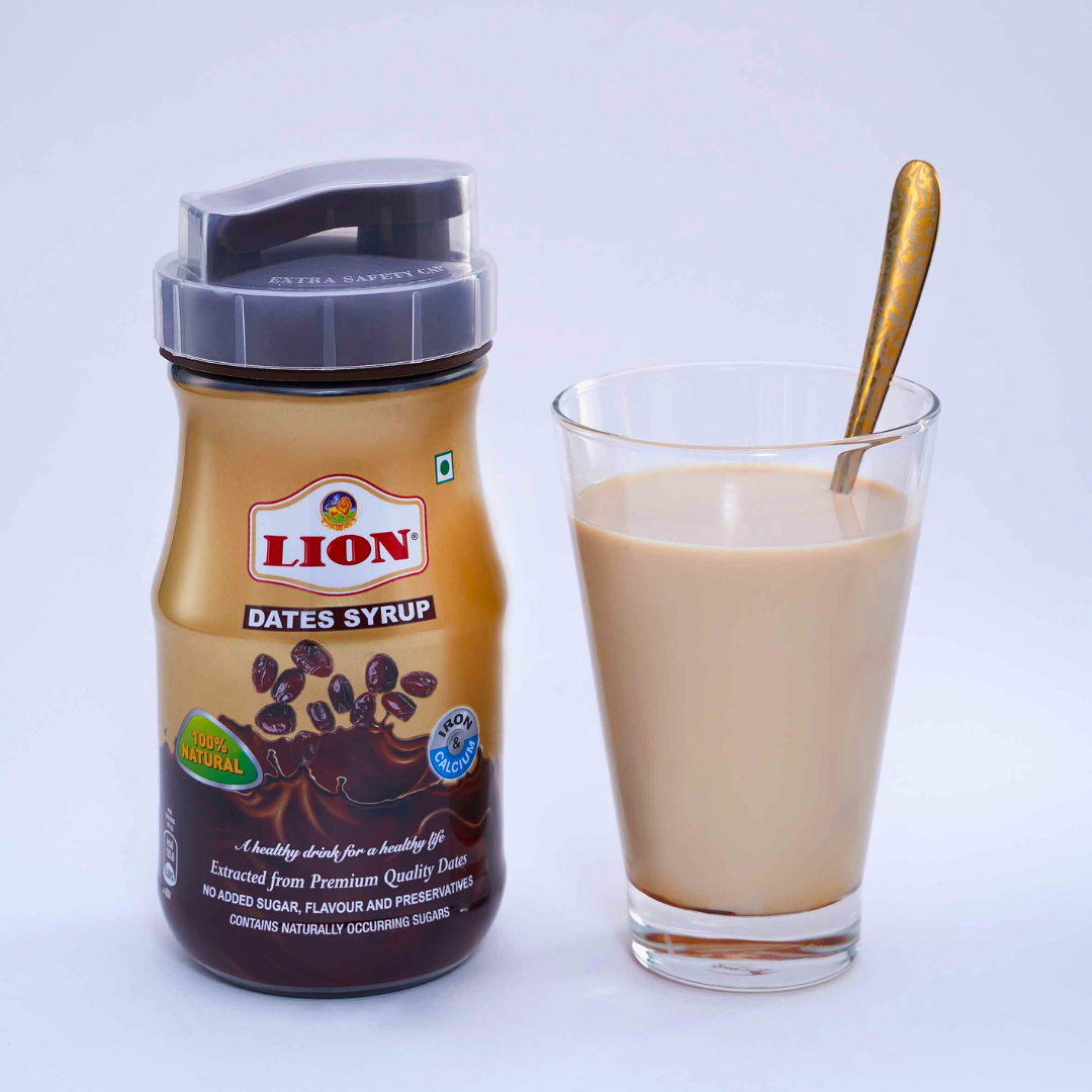 Lion Dates Syrup | No Added Sugar & Preservatives | Organic & Healthy Syrup for Milk, Kids & Babies