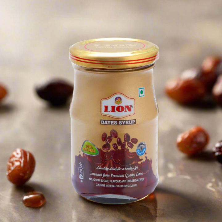 Lion Dates Syrup | No Added Sugar & Preservatives | Organic & Healthy Syrup for Milk, & kids