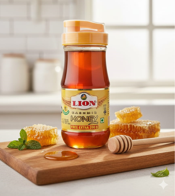 Lion Kashmir Honey - 1.2kg (1kg + 200g Free)