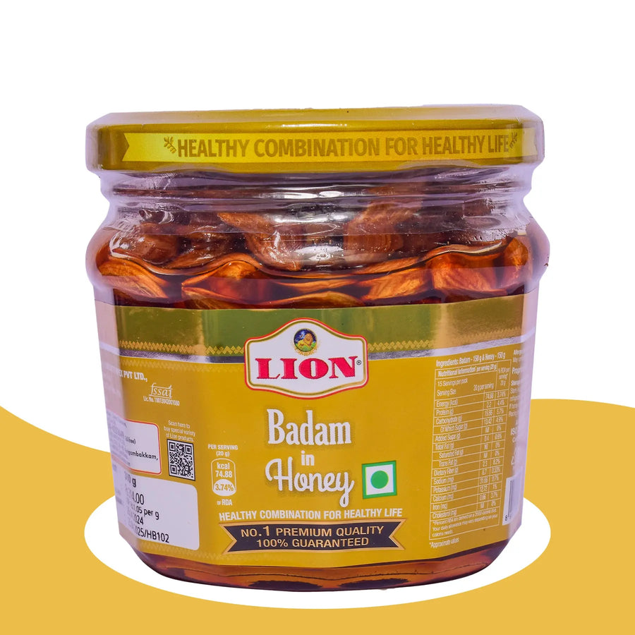 Lion Badam in Honey - Lion Dates