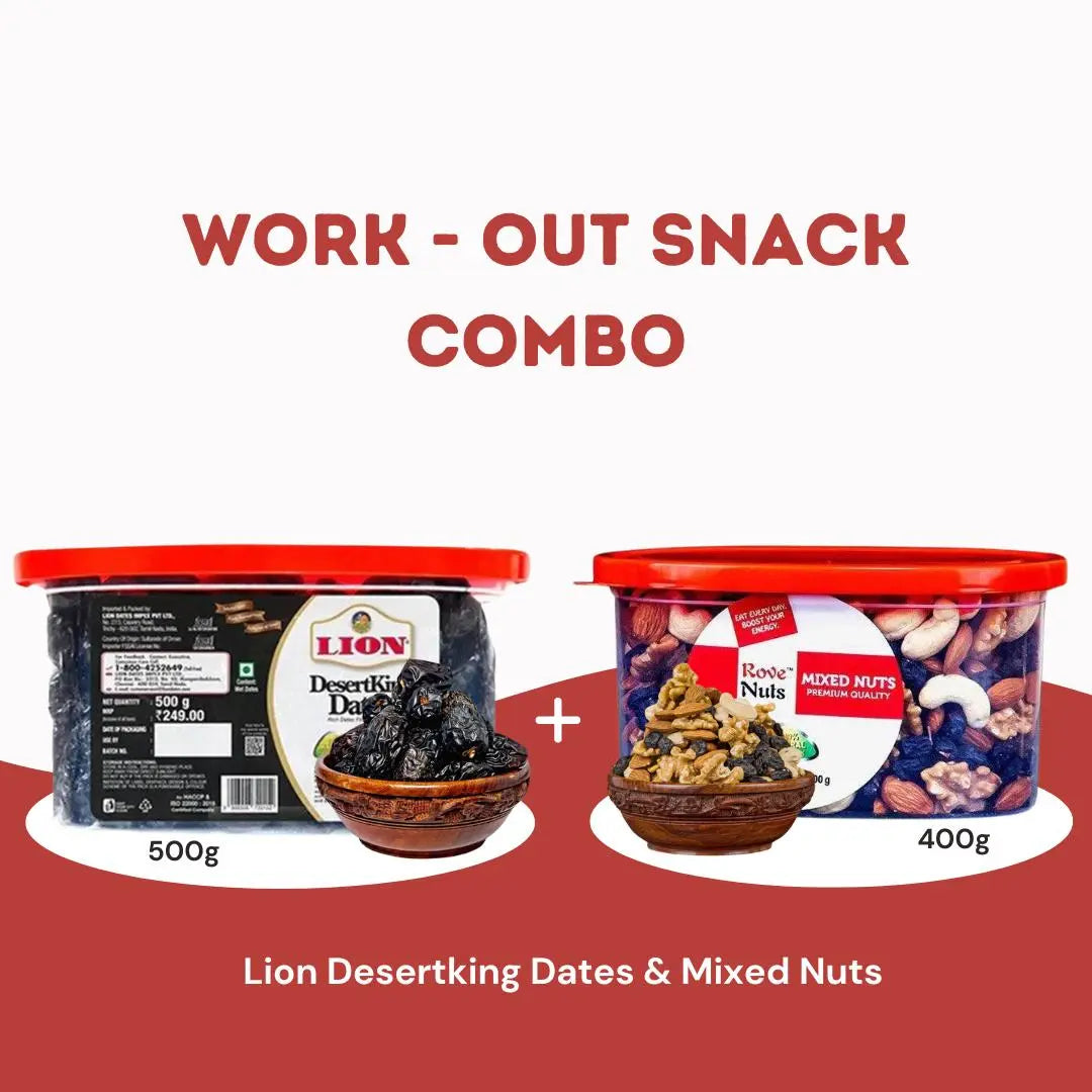 Lion Desertking Dates 500gms & Mixed Nuts 400gms - Lion Dates