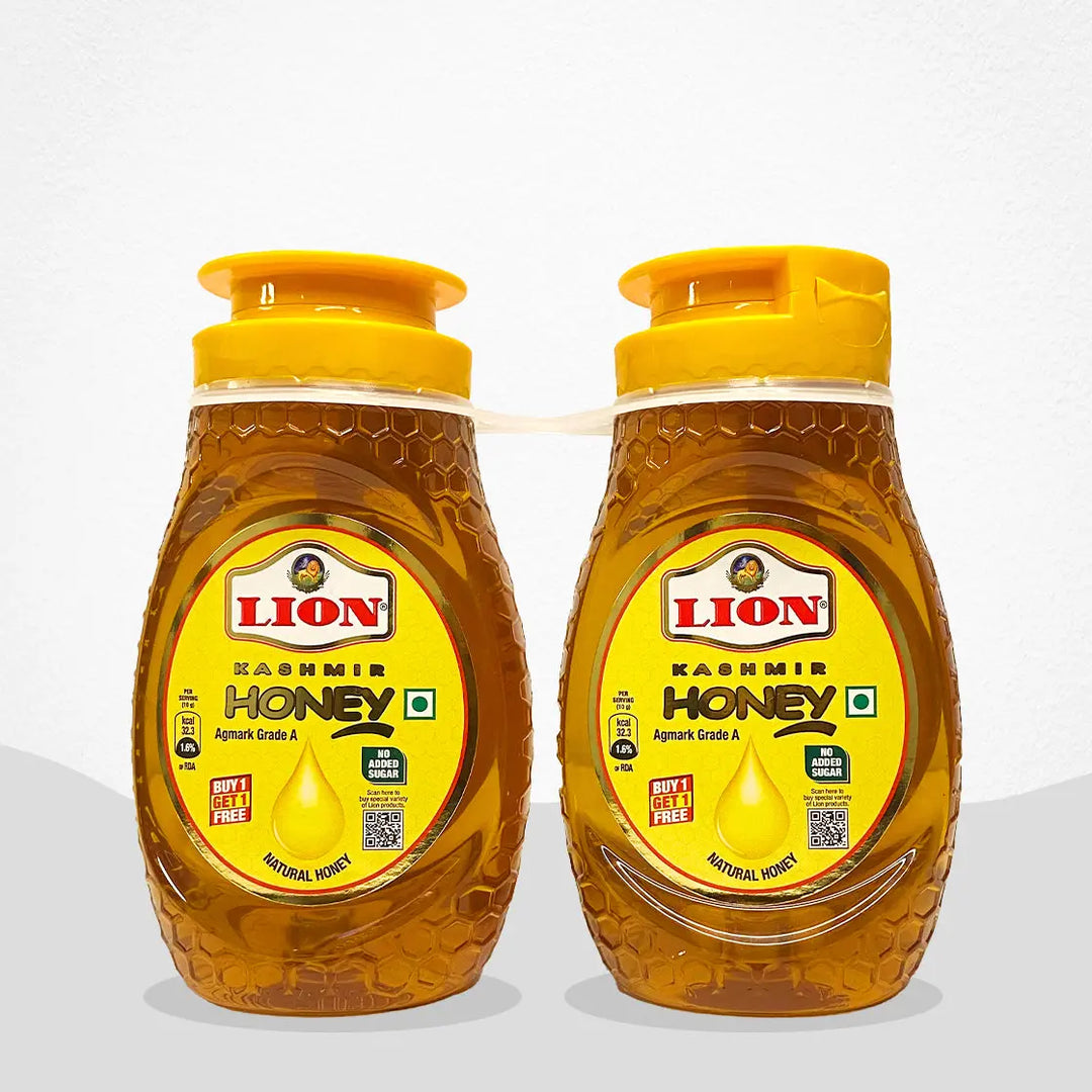 Lion Kashmir Honey | Pure Kashmir Honey 1+1 (400gm) - Lion Dates