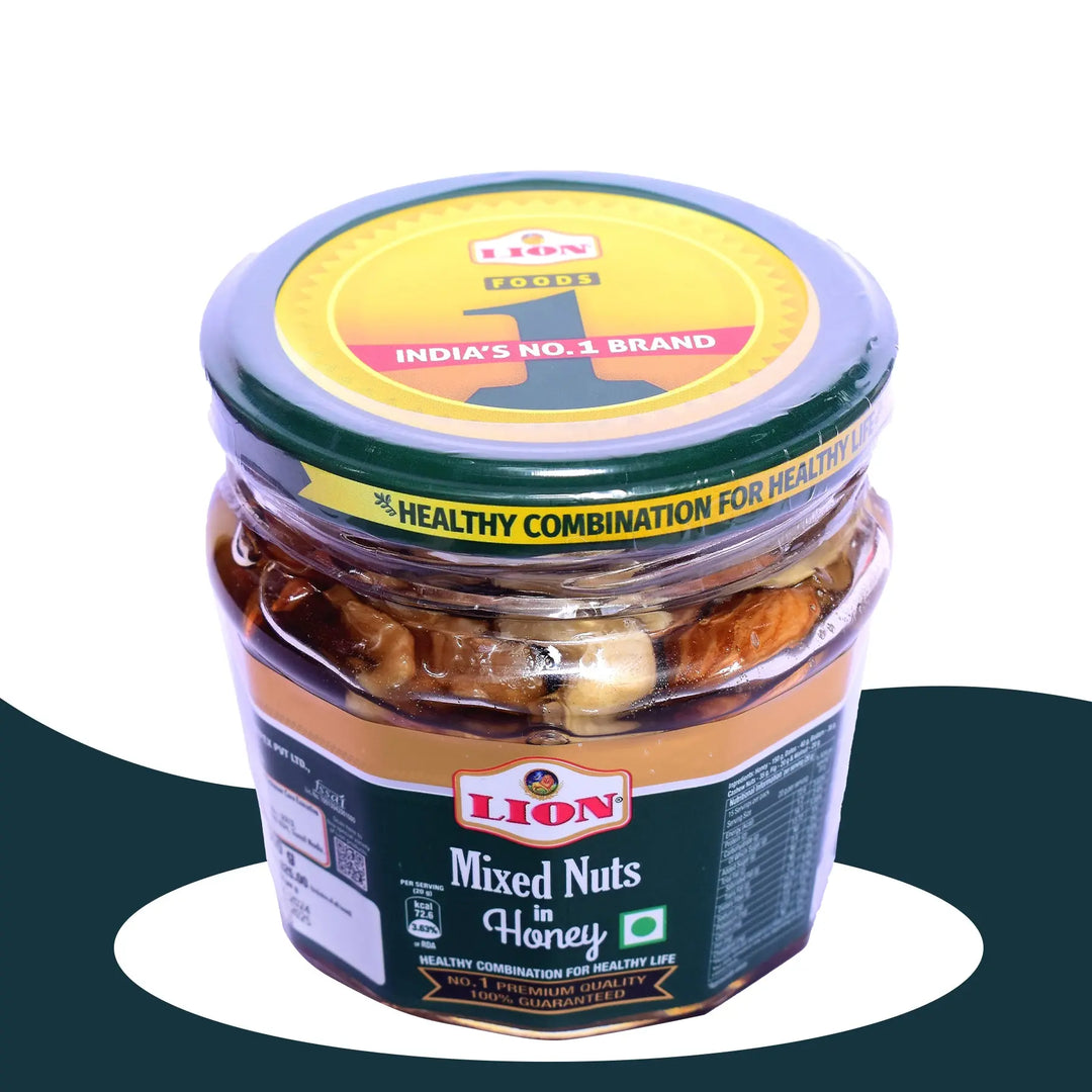 Lion Mixed Nuts in Honey - Lion Dates