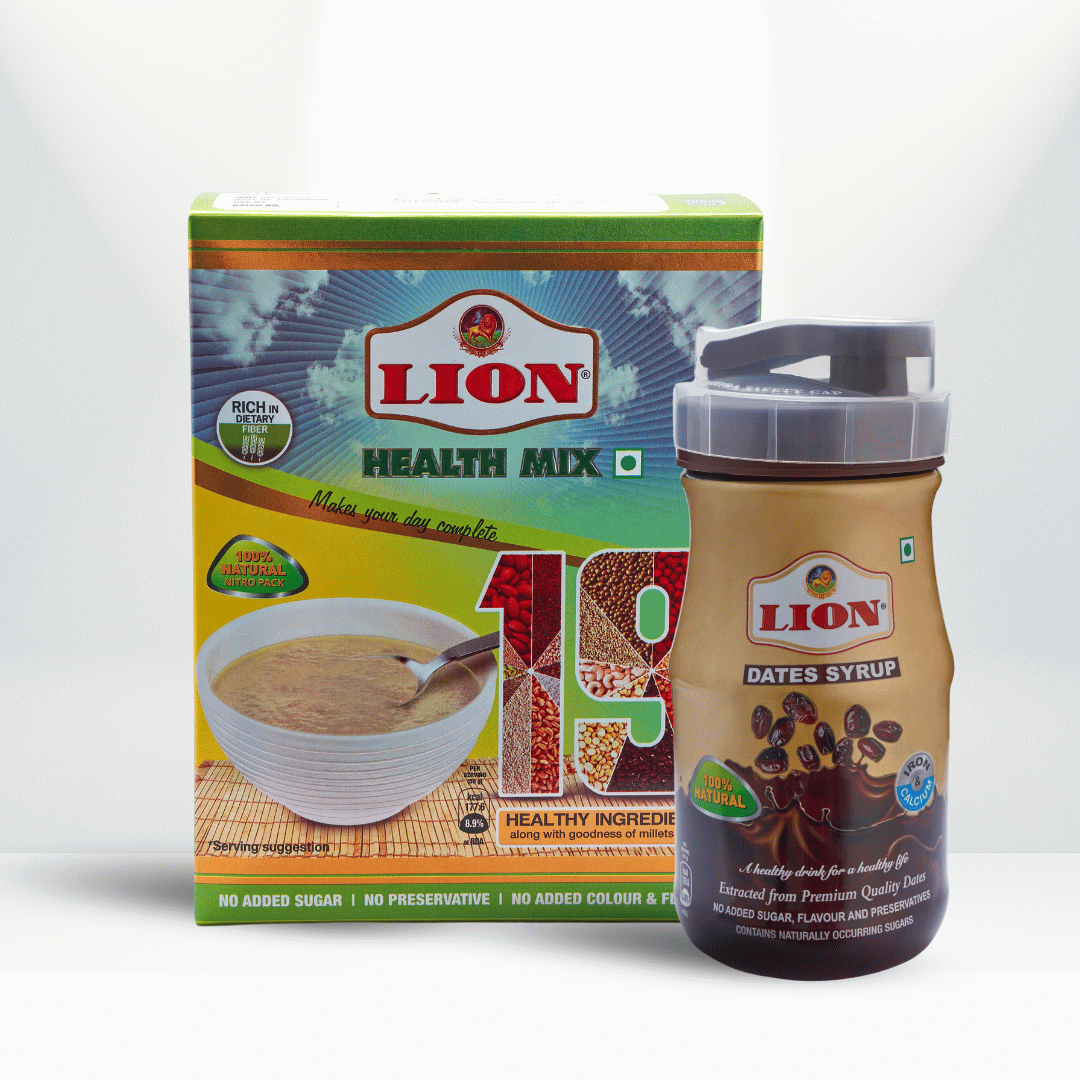 Healthy Combo - Lion Health Mix & Dates Syrup