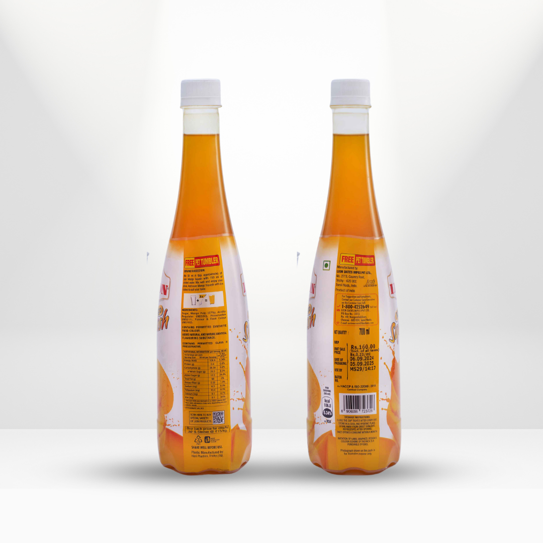 Lion Mango Squash 700ml