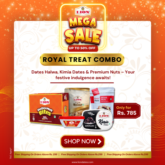 Royal Treat Combo – Dates, Kimia Dates, Cashews & Mixed Nuts