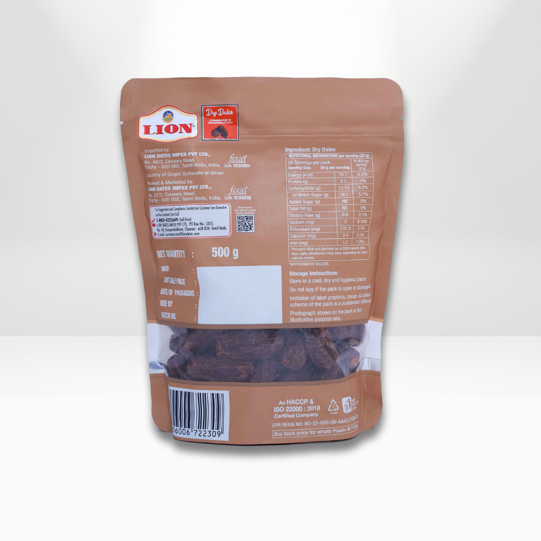 Lion Dry Dates | Dates Dry Fruit