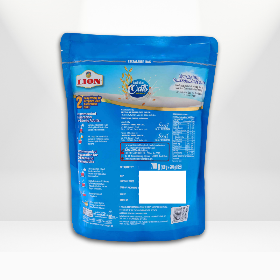 Lion Australian Oats | Oats for weight loss