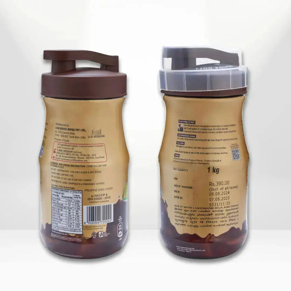 Healthy Combo - Lion Health Mix (500g) & Dates Syrup (1kg) - Lion Dates