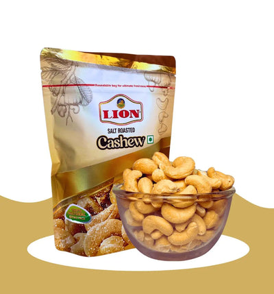 Salt Roasted Cashew | Gluten Free Snack - Lion Dates
