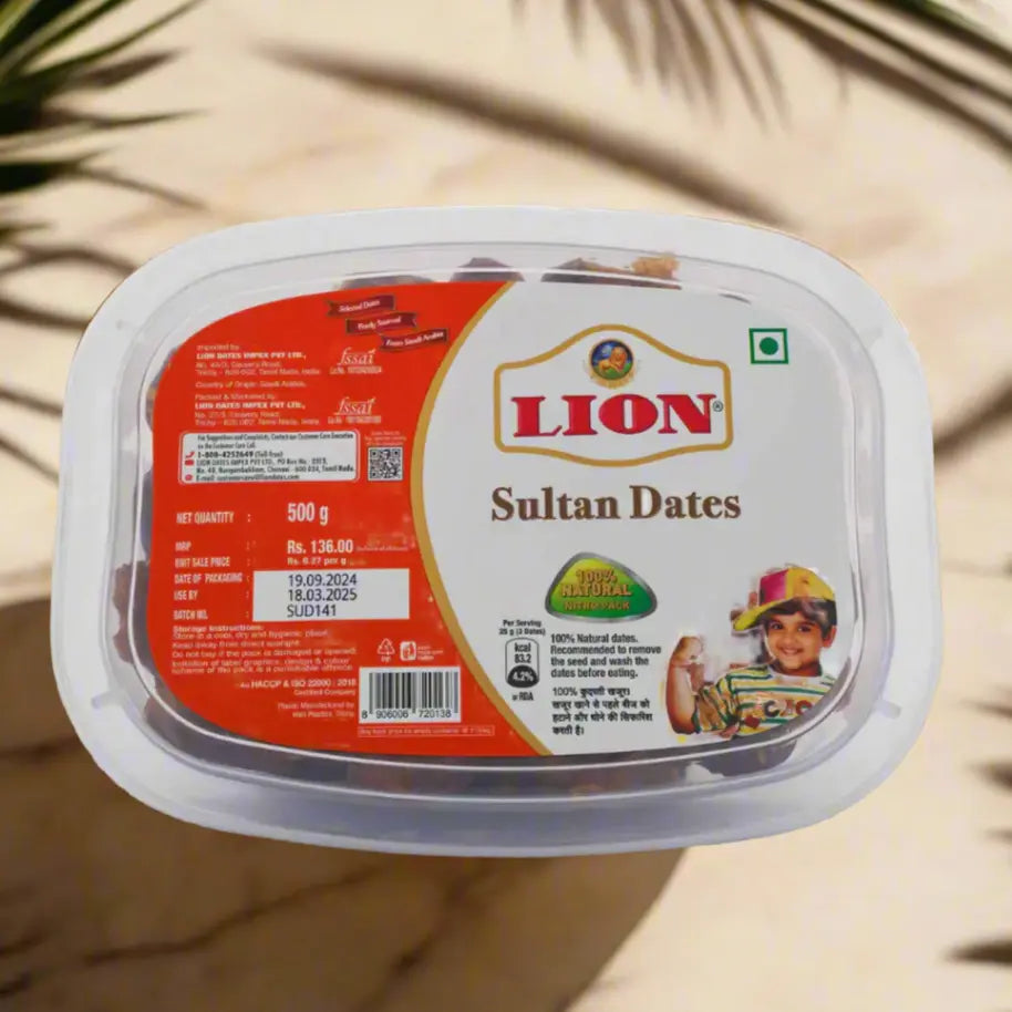 Sultan Dates - 3kg | Premium Medjool Dates - Lion Dates