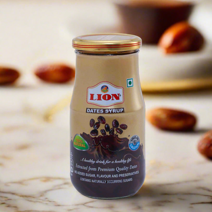 Lion Dates Syrup | No Added Sugar & Preservatives | Organic & Healthy Syrup for Milk, & kids