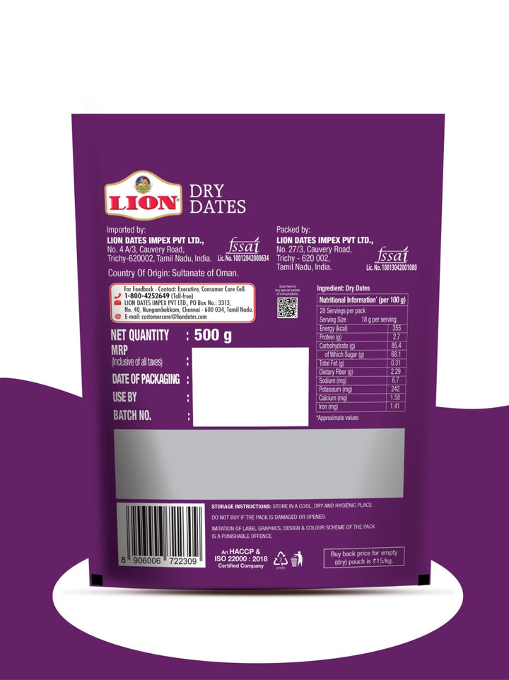 Lion Dry Dates | Dates Dry Fruit