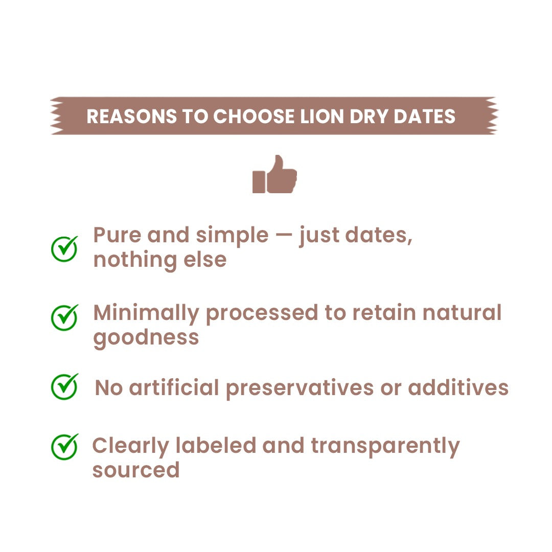 Lion Dry Dates | Dates Dry Fruit