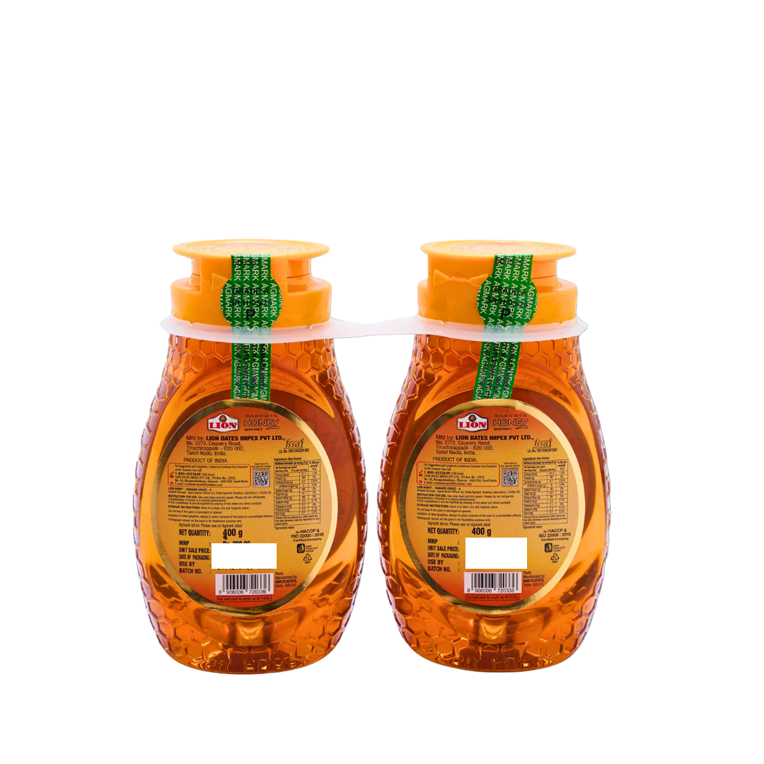 Lion Kashmir Honey | Pure Kashmir Honey 1+1 (400gm)