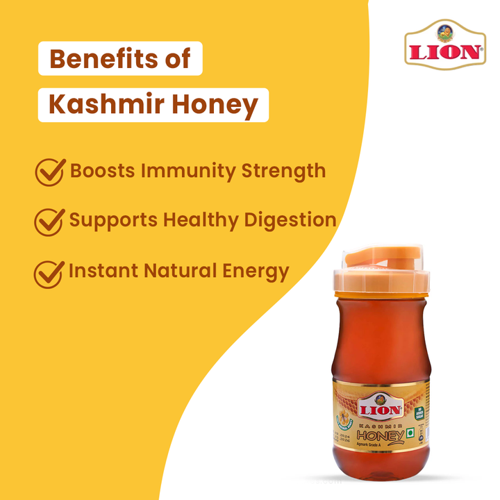Lion Kashmir Honey - 1.2kg (1kg + 200g Free)